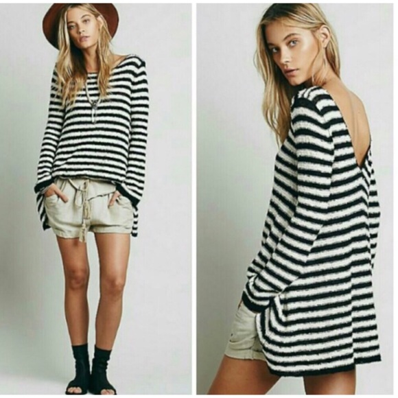 Free People Tops - SALE ⬇️⬇️NWOT FREE PEOPLE COUNTING STRIPES LS TUNIC